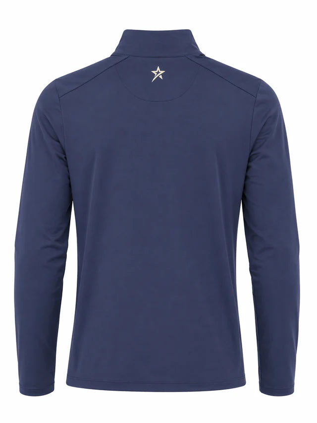 Luke 1/4 Zip Mid Layer Navy