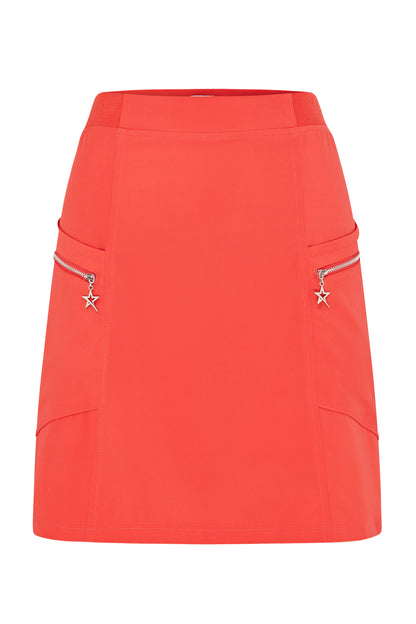 Swing out Sister Lulu Lightweight Coral Pull on Skort