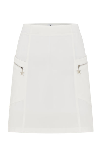 Swing out Sister Lulu Lightweight White Pull on Skort