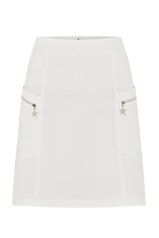 Swing out Sister Lulu Lightweight White Pull on Skort