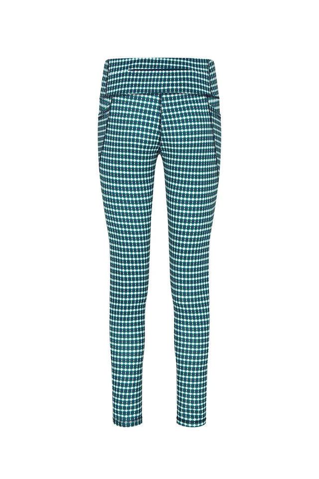 Swing out Sister Mandy Full Stretch Leggings in Aquatic Awe
