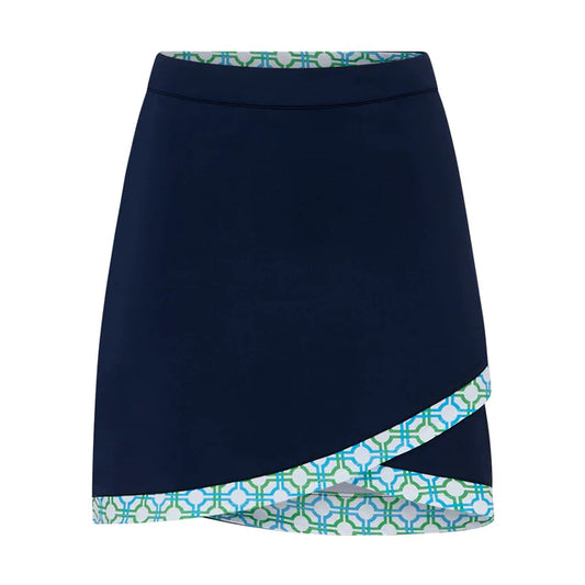 Swing Out Sister Milly Skort with Emerald Trim