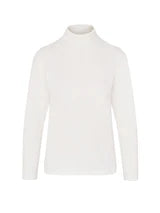 Nia Ribbed Roll Neck in Winter White
