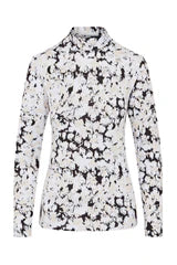 Swing out Sister Olivia Roll Neck in Black & Sand