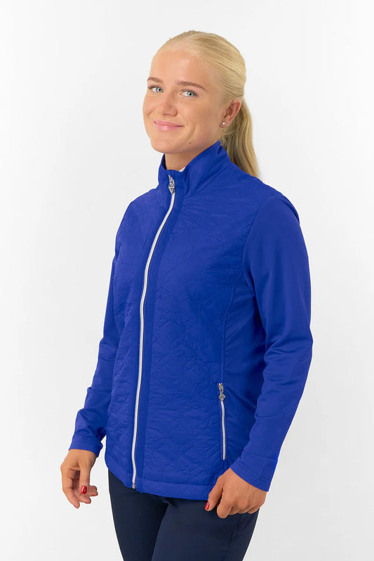 Pure Irina Long Sleeve Padded Jacket in Bluebell