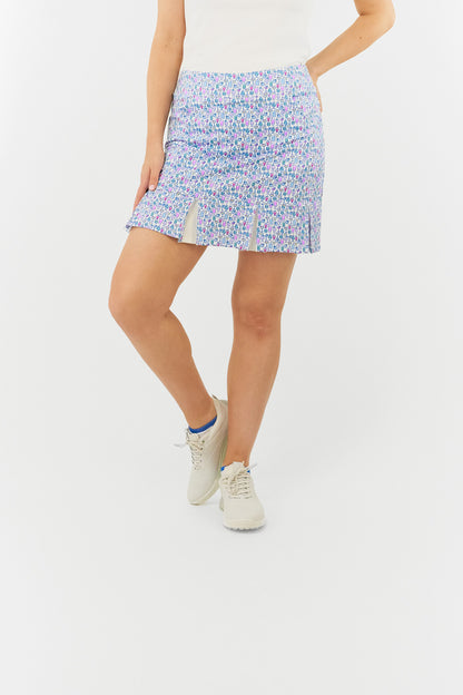 Pure Alda Pull On Golf Skort in Over Eighteen Print