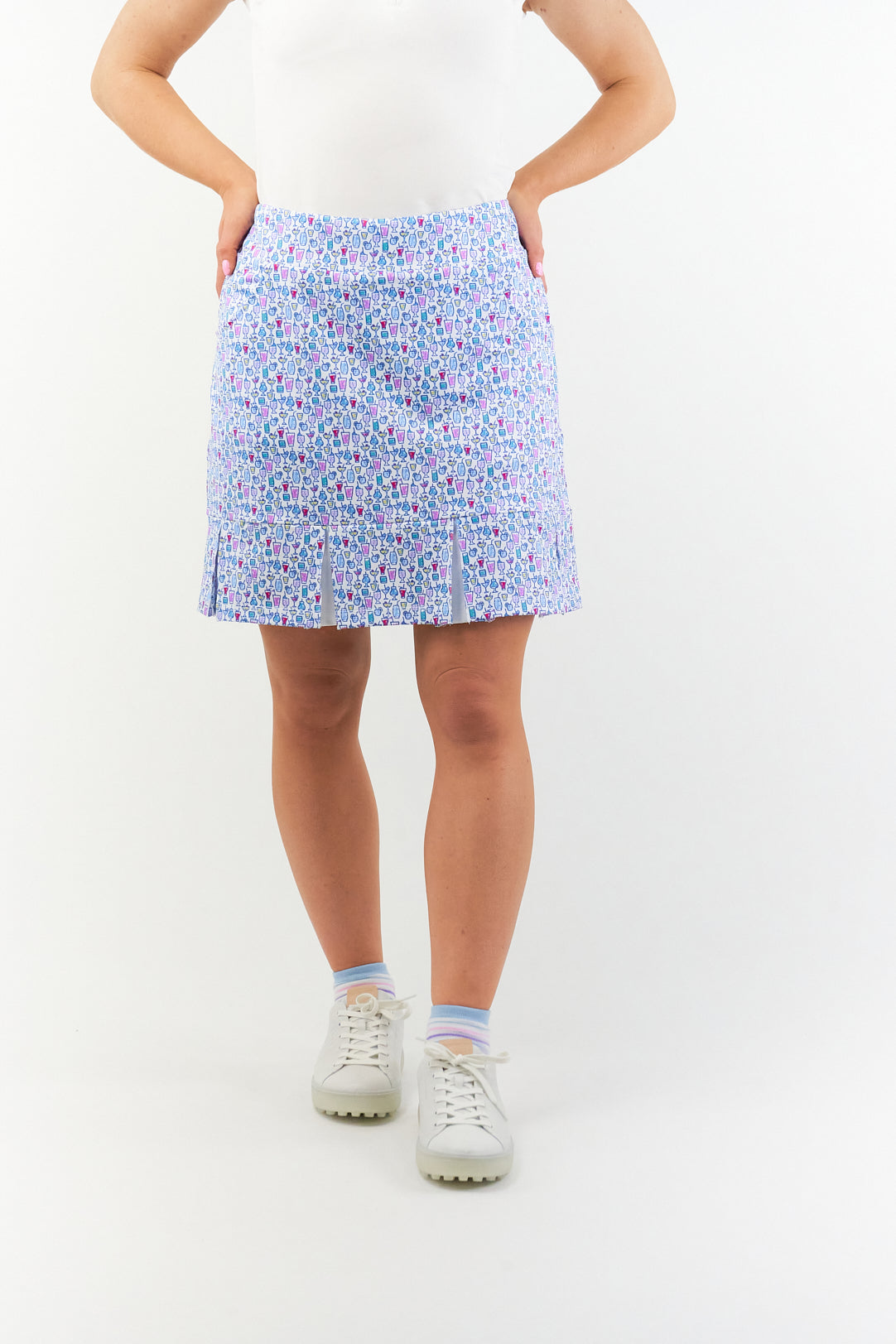 Pure Alda Pull On Golf Skort in Over Eighteen Print