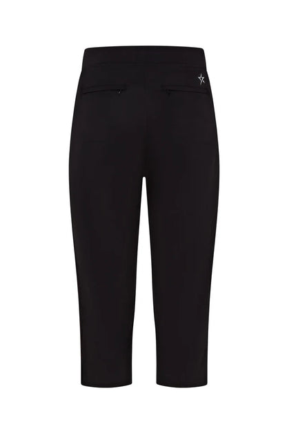 Swing out Sister Rita Lightweight Capri in Black