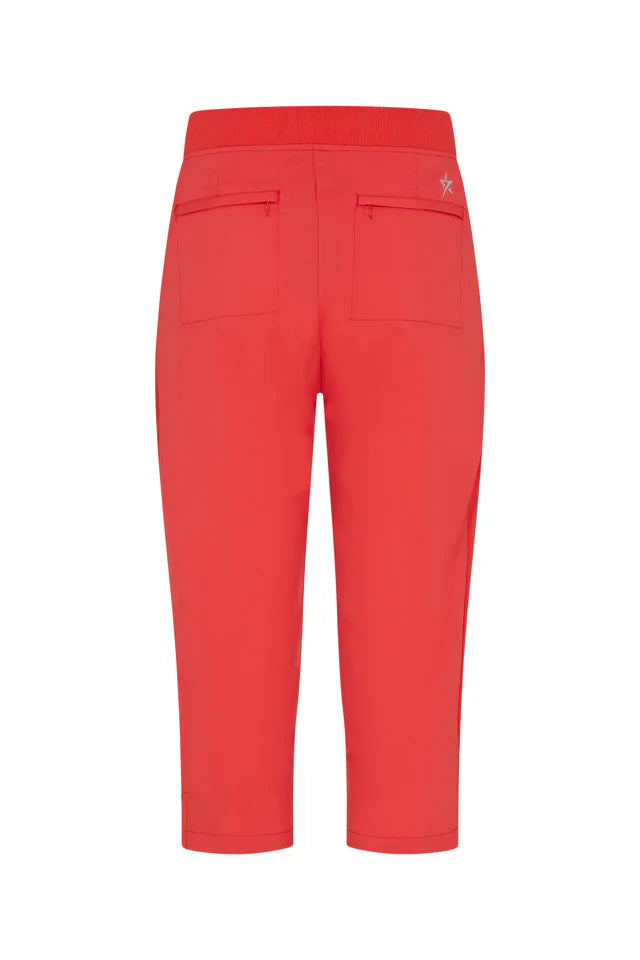 Swing out Sister Rita Lightweight Capri in Coral