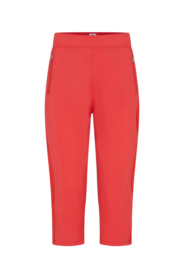Swing out Sister Rita Lightweight Capri in Coral