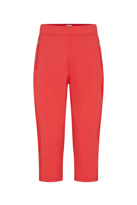 Swing out Sister Rita Lightweight Capri in Coral