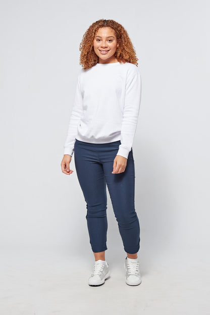 Swing Out Sister Fern Sweatshirt in White