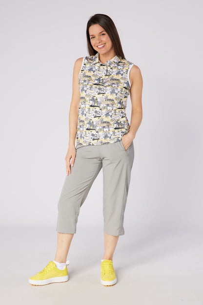 Swing out Sister Dior Elite Sleeveless Polo in Indian Dawn