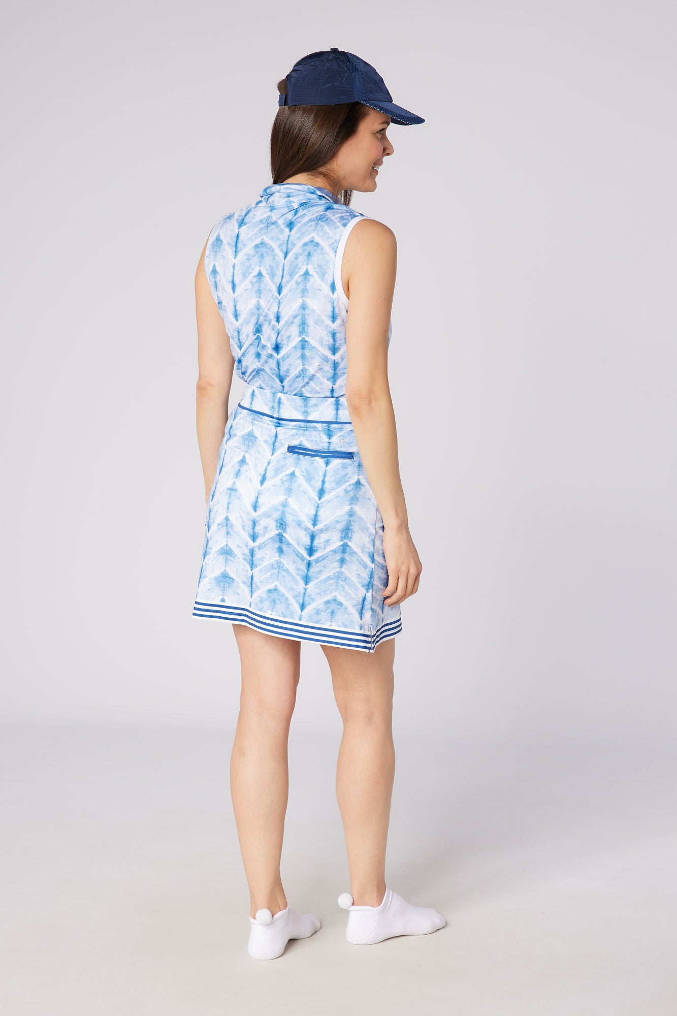 Swing out Sister Dior Elite Sleeveless Polo in  Neptune's Breath