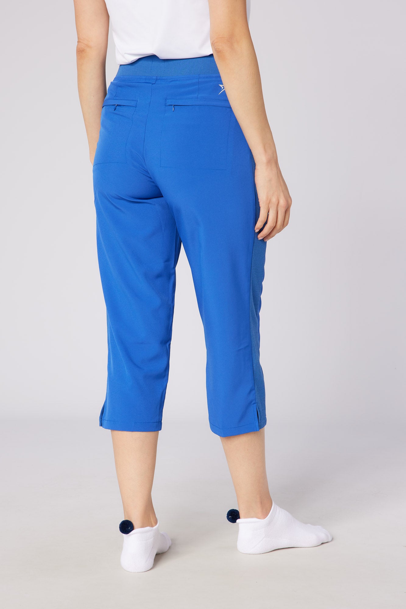 Swing out Sister Rita Lightweight Capri in True Blue