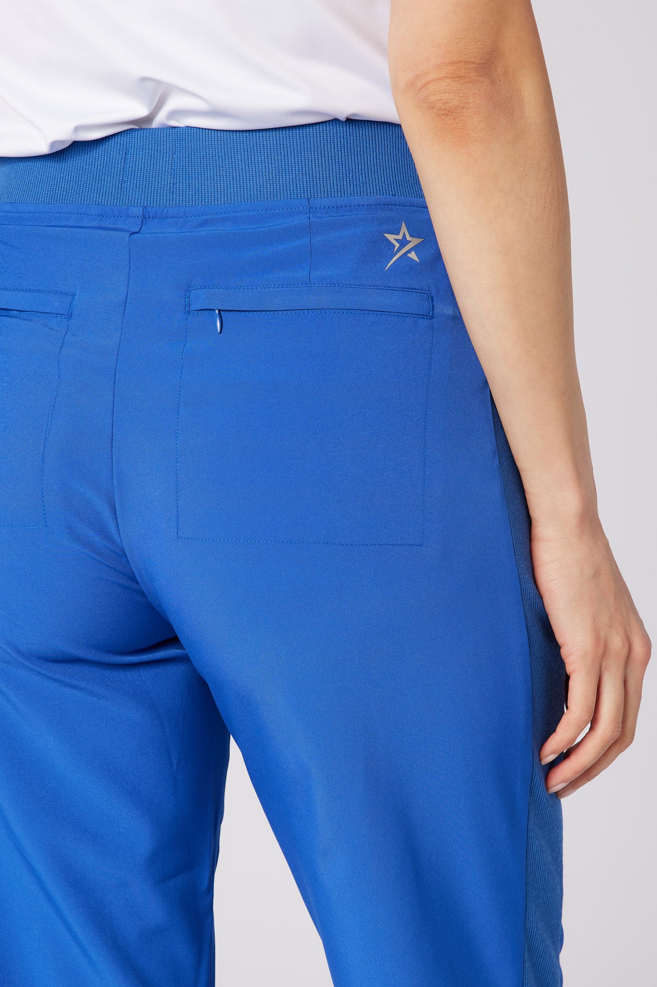 Swing out Sister Rita Lightweight Capri in True Blue