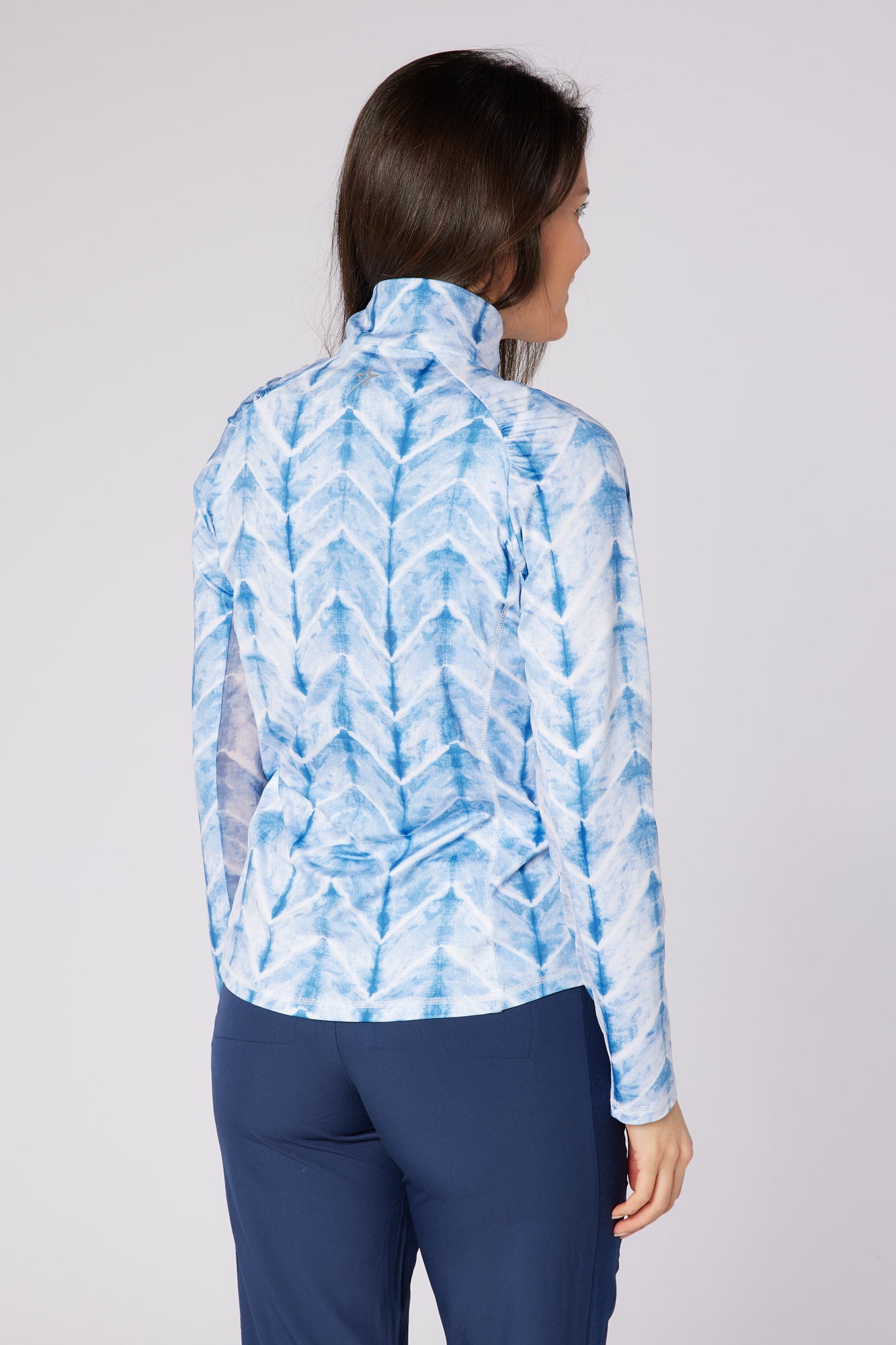 Swing out Sister Sunshine 1/4 Zip Midlayer in Neptune's Breath