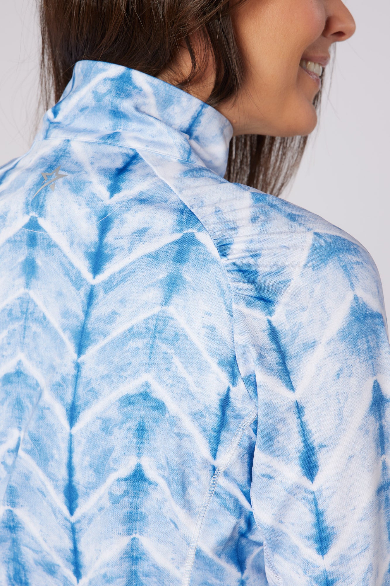 Swing out Sister Sunshine 1/4 Zip Midlayer in Neptune's Breath