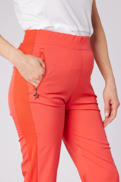 Swing out Sister Rita Lightweight Capri in Coral
