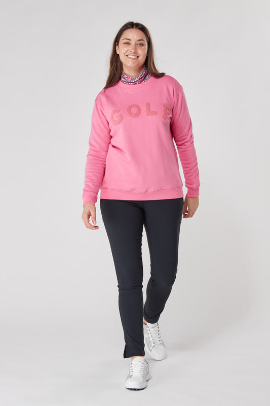 Swing Out Sister Catriona Sweatshirt in Neon Pink