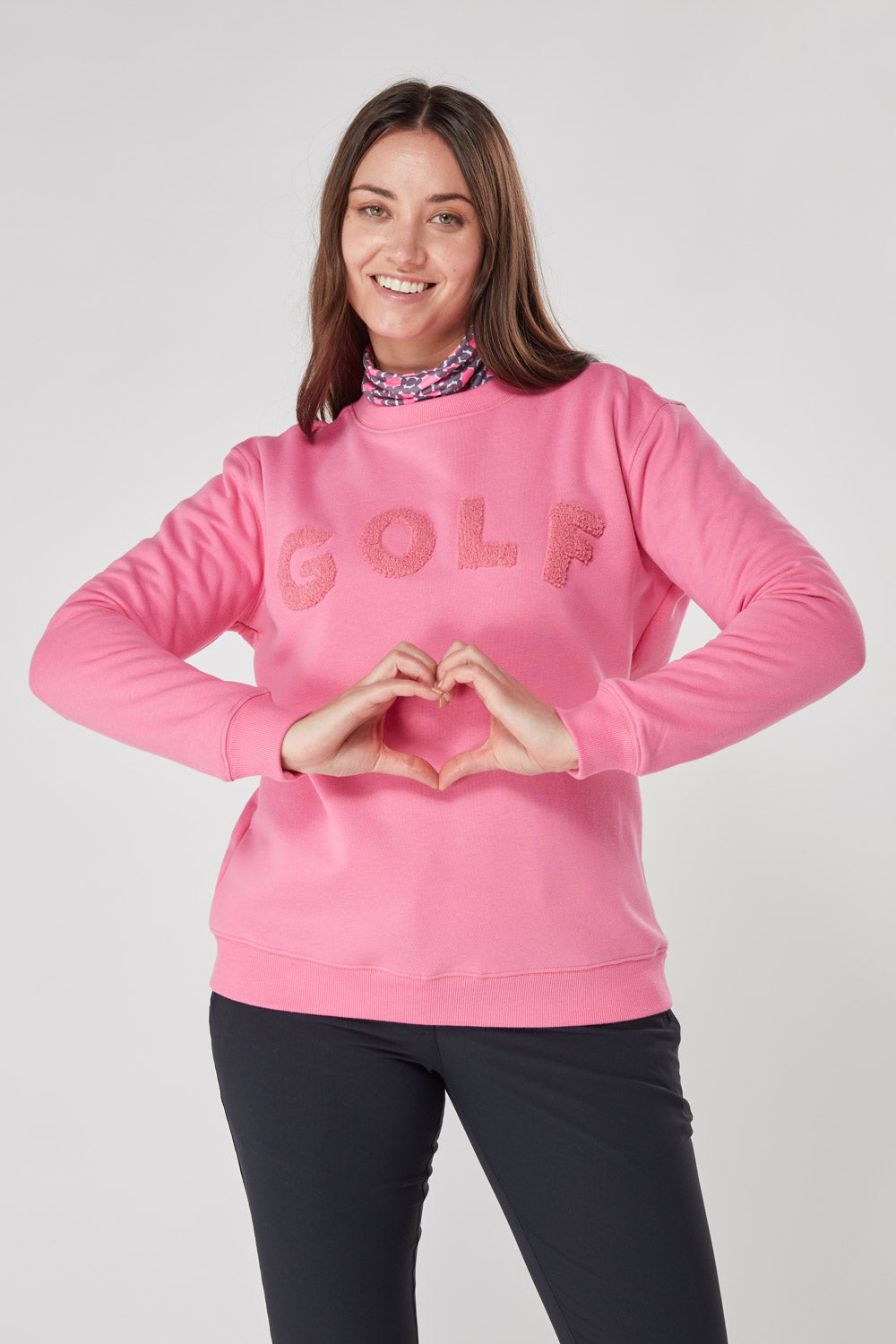 Swing Out Sister Catriona Sweatshirt in Neon Pink