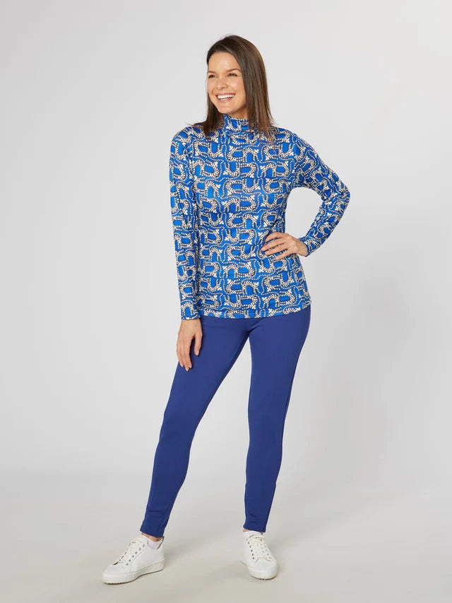 Swing Out Sister Tanya Fashion Trousers In Twilight Blue