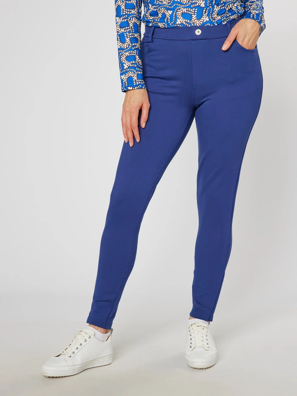 Swing Out Sister Tanya Fashion Trousers In Twilight Blue