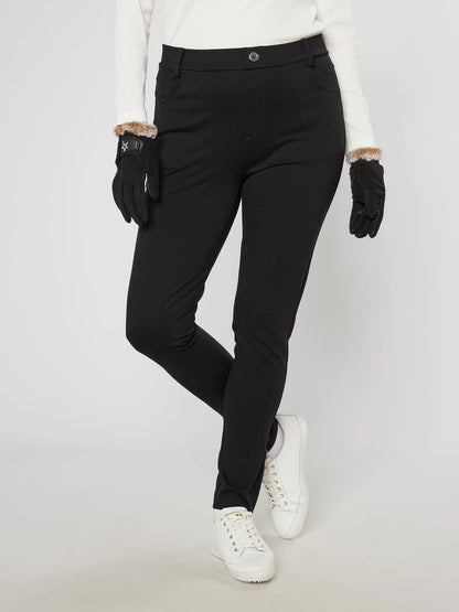 Swing Out Sister Tanya Fashion Trousers In Pitch Black