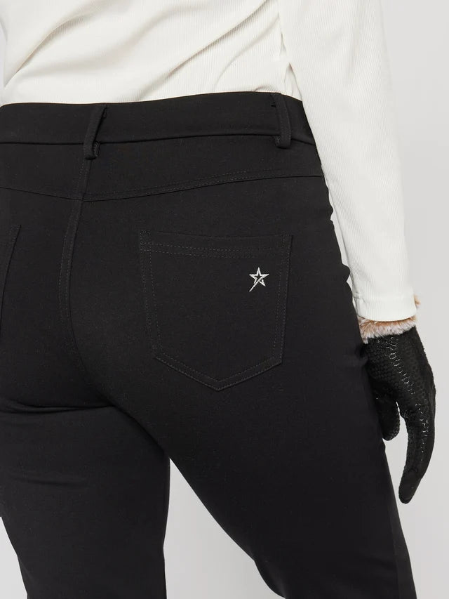 Swing Out Sister Tanya Fashion Trousers In Pitch Black