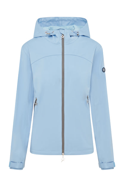 Swing out Sister Katherine Storm Jacket in Chambray Blue