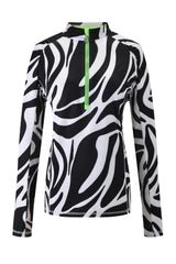Valentia 1/4 Zip Midlayer in Lynx Lime