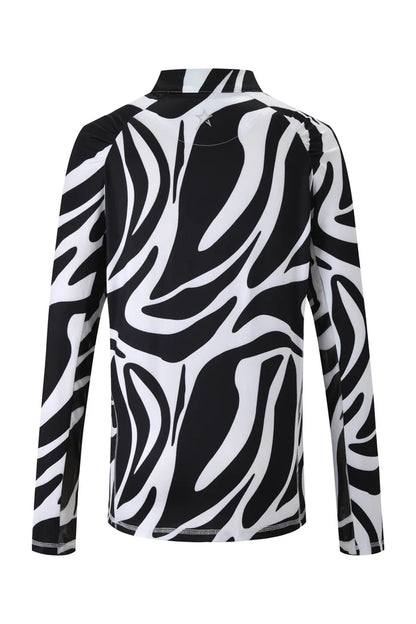 Swing Out Sister Valentia 1/4 Zip Midlayer in Lynx Lime