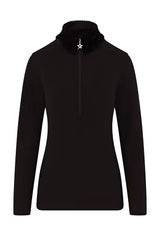 Swing out Sister Faux Fur Midlayer in Pearl Black