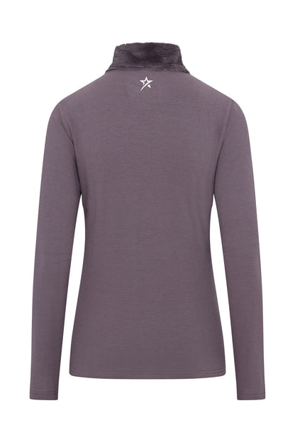 Swing out Sister Faux Fur Midlayer in Ultimate Grey