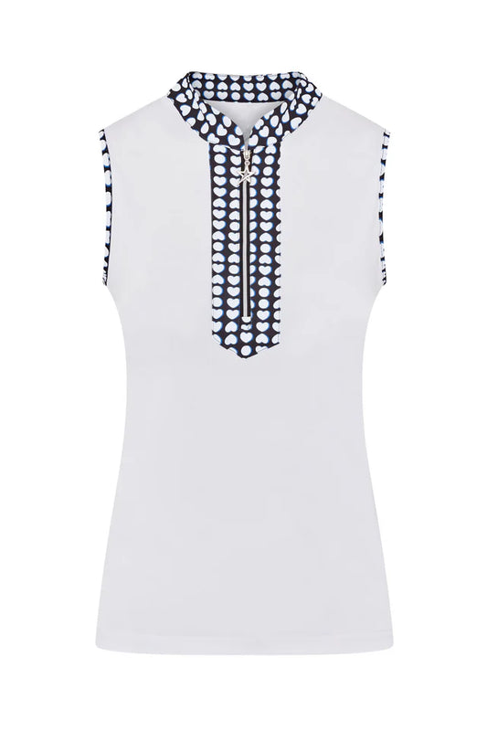 Swing Out Sister Zest Sleeveless Pique Polo