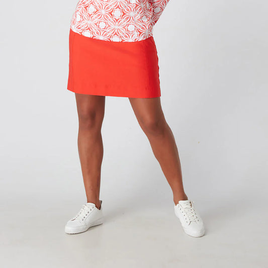 Swing Out Sister Stella Pull On Skort In Luscious Red