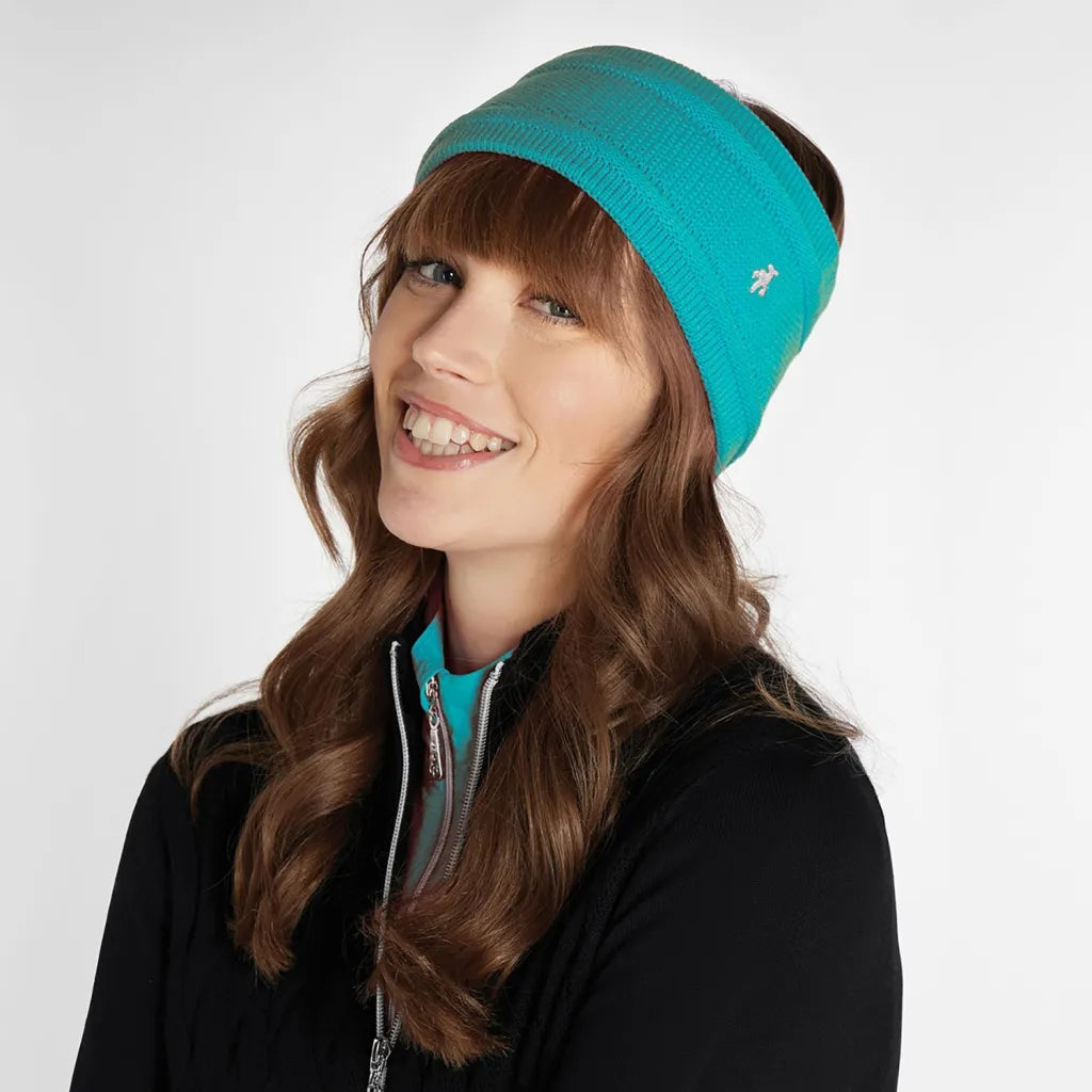 Green Lamb Fleece Lined Headband
