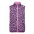 JRB Ladies Reversible Quilted Gilet Fuchsia Print/Fuchsia Pink