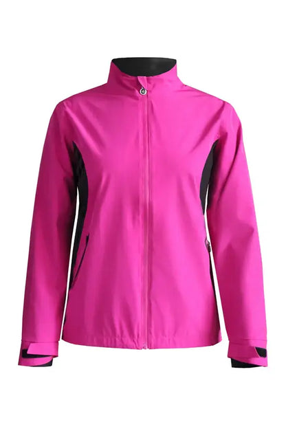 Island Green Ladies Waterproof Jacket in Cerise