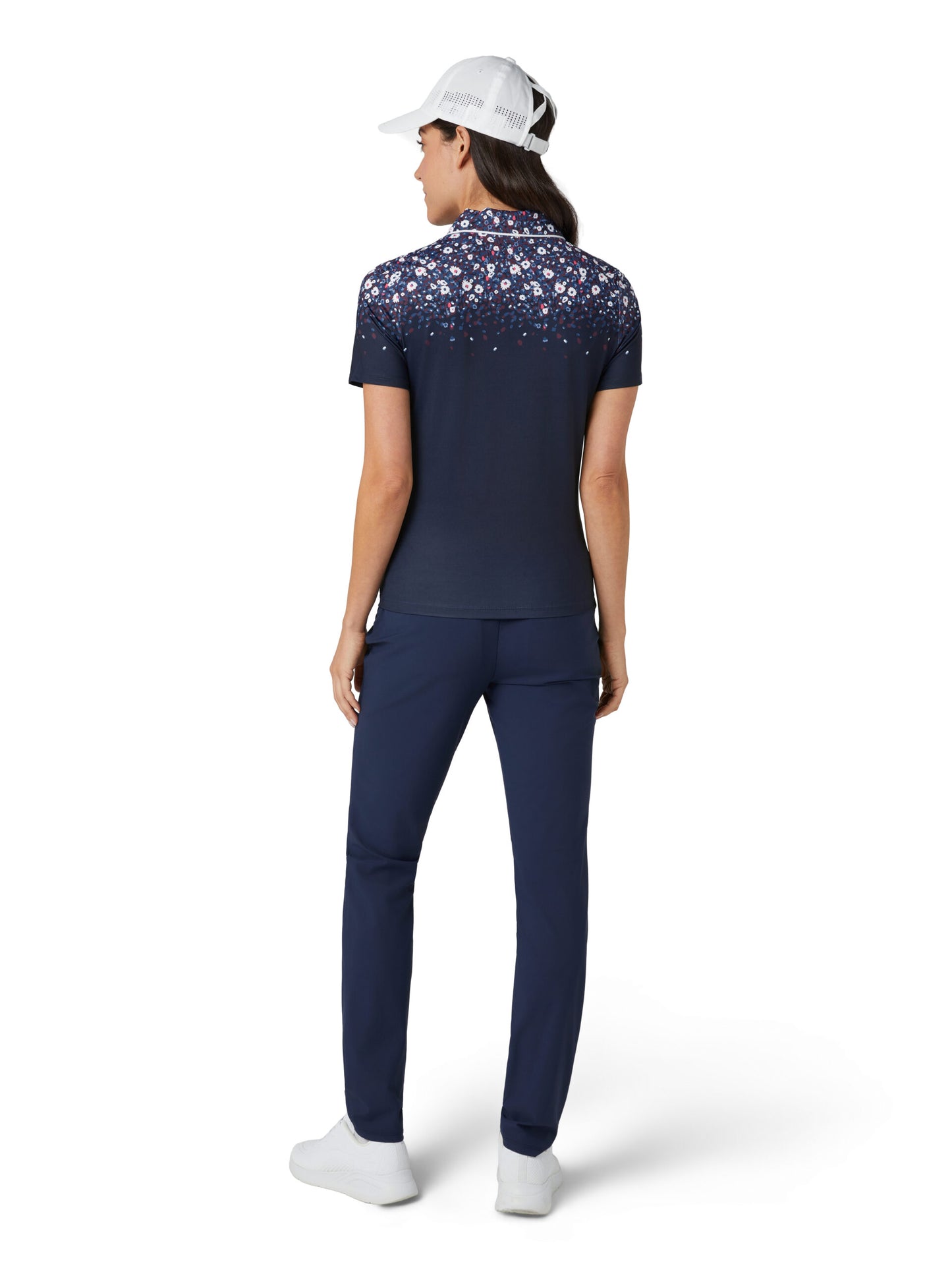 Original Penquin Zen Floral Short Sleeve Polo Top