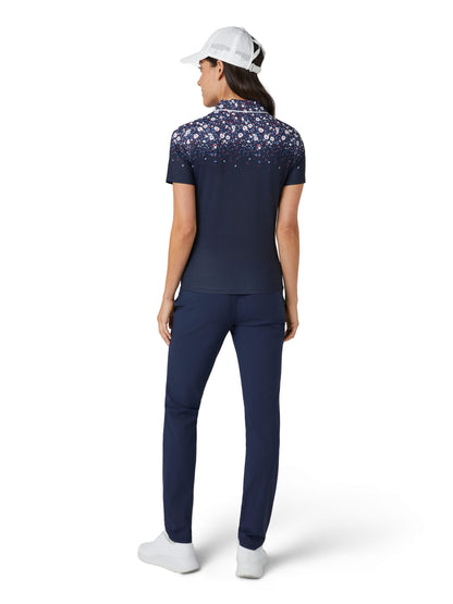 Original Penquin Zen Floral Short Sleeve Polo Top