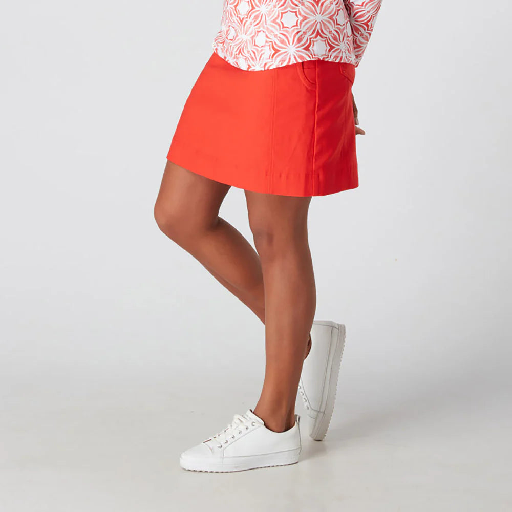 Swing Out Sister Stella Pull On Skort In Luscious Red