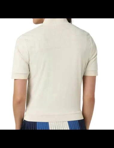 Original Penquin Laser Cut Out Floral Polo Top